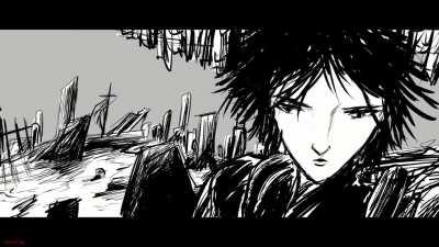 I did a little animation inspired by BLAME manga and Dune