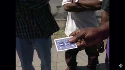 David Blaine street magic in Compton
