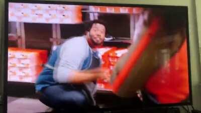 The fact that EVERY SINGLE EMPLOYEE pulls down their mask to talk in this commercial. Seriously... wtf, DSW?