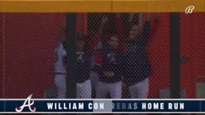 [Highlight] Wild Bill Contreras puts the Braves back in front with a solo HR as the trumpets blare