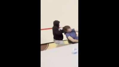 It looks like the person in this video called the other a slur, and when asked to apologize they baited the person into looking bad. Here's the audio boosted version with subtitles and slowdown mid way: