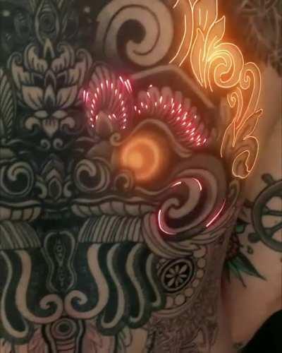 Neon tattoo edit by me.