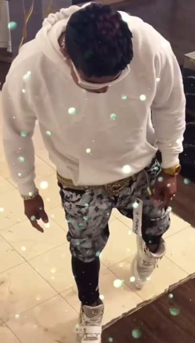 What nick looks like whenever he puts on designer