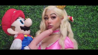 Mario is about to get his reward for rescuing me