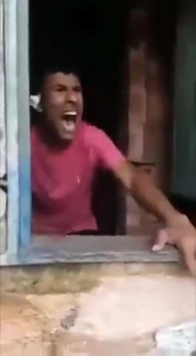 Man playing with hands