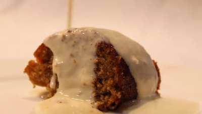 Homemade Sticky Toffee Pudding w Creme Anglaise!