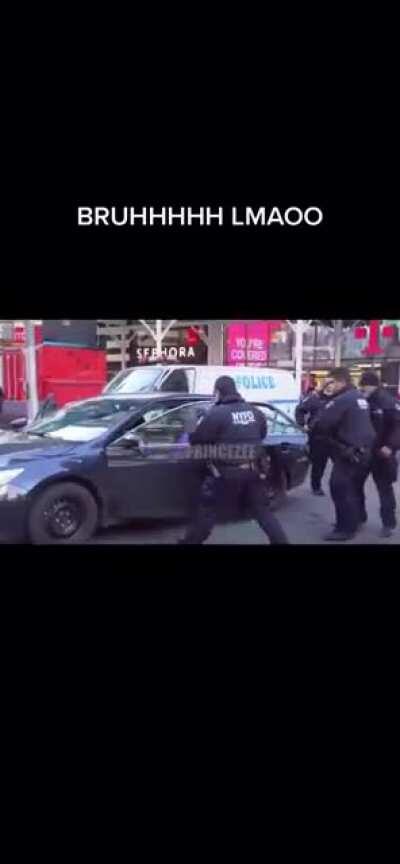 Guy fakes fainting for a prank and has cops break his windows