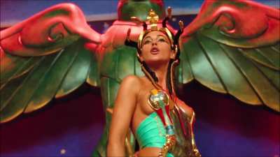 Monica Bellucci's partial nudity in the PG rated movie 