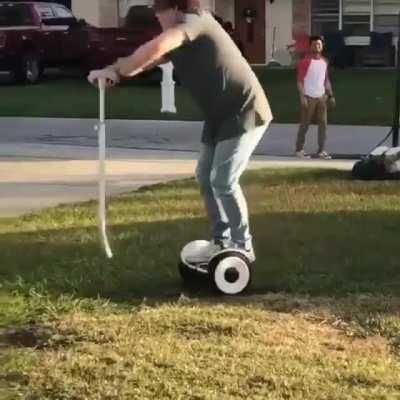 HMC while I step on this segway