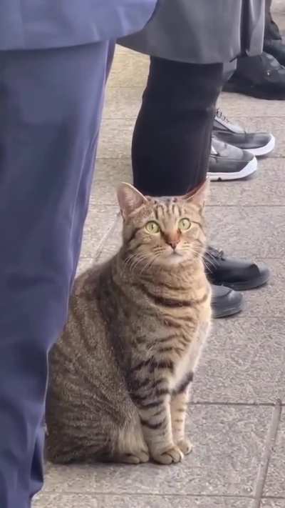 He's nervous about not having a suit for work