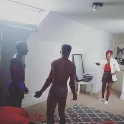 when Dana leaves the house & momma DEO still hears noise upstairs 🤔