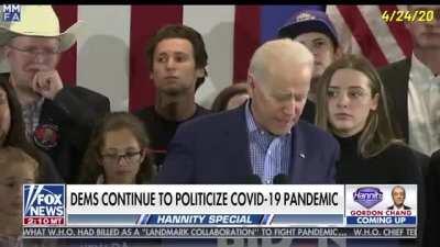 Fox news saying Biden was crazy for suggesting Trump wants to delay the election