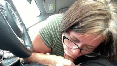 Saw him stroking in his car and asked if I could help