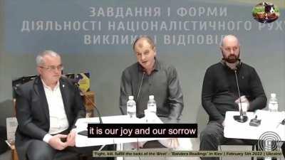 Yevhen Karas the leader of neo-nazi C14:explains the West does not supply them with weapons to help Ukrainians, but to fight Russians on behalf of the West.
- 