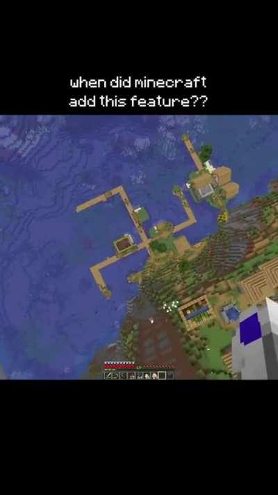 New minecraft feature??