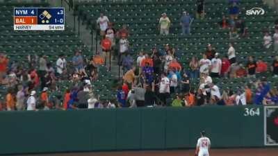 [Highlight] Kevin Pillar hits a 3 run home run off of Matt Harvey to put the mets up 7-1