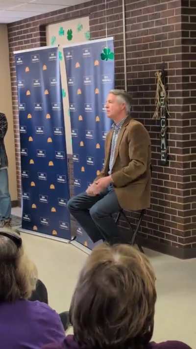 Senator Marshall (R-KS) flees his own town hall after being asked about DOGE firing Veterans