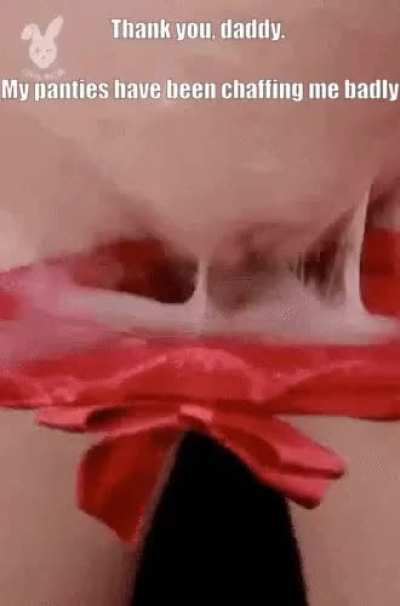 I couldn't let my daughter's panties chafe her, so I had to help the best way I knew how