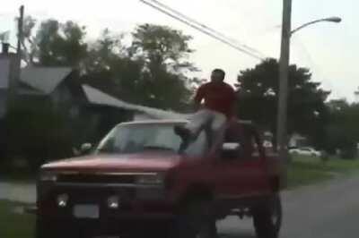 WCGW letting the car drive itself while I chill on the windshield