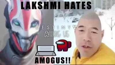 LAKSHMI COMMITS HATE CRIME AGAINST AMOGUS!!! SUSSY FWC B*TCHX