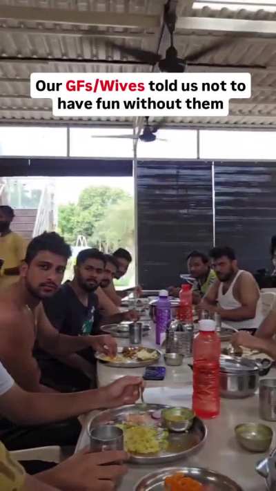 Just a bunch of guys not having fun