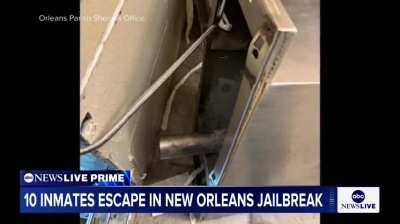 10 inmates escape in New Orleans jailbreak