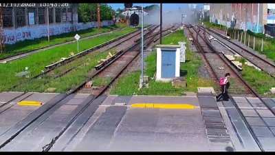 Así fue el descarrilamiento en Liniers de la línea Sarmiento.