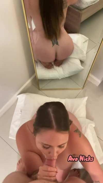 Hubby let his friend give me a facial. I made sure to lick it all up like a good wife should