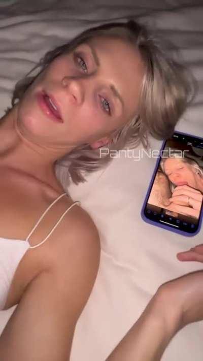 I was editing this video when he started fucking me again