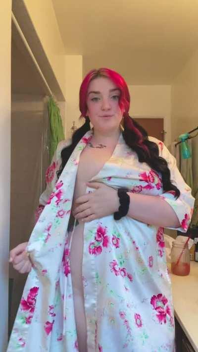 I’m wearing this to our breeding session. What do you think?