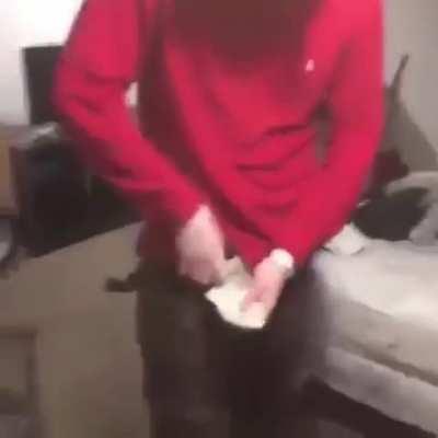 That part of the body is destroyed