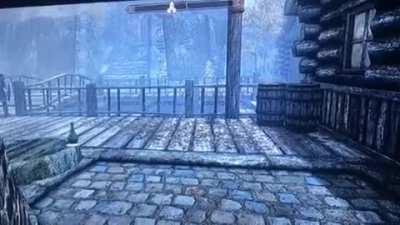 Sliding on a smooth floor in socks