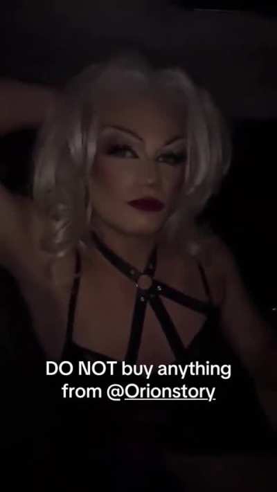 Drag queen Britney Blackout calls out Orion Story for not sending her an $80 wig she purchased in June on Facebook that Orion had put for sale.