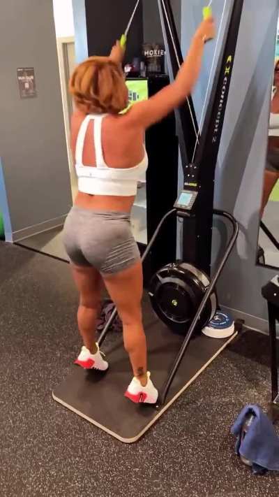 Working out at the gym , from IG 8|29|2025