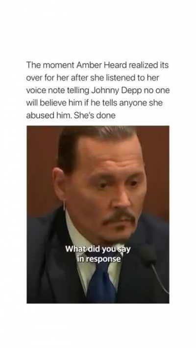 Yeah no, she’s done