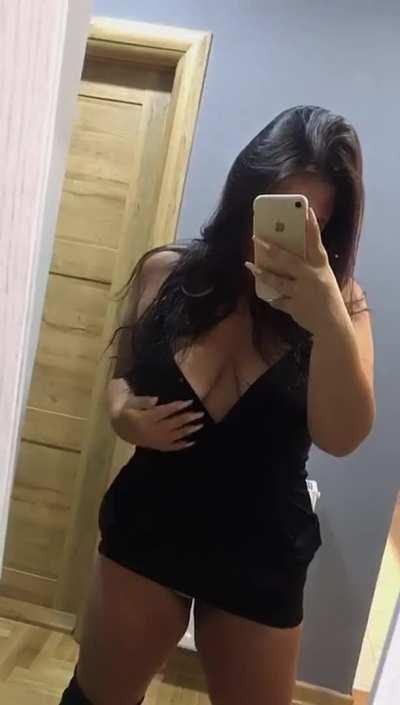 I'm sure you would approve this dress for dinner tonight