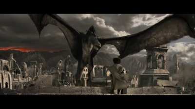 Lord of the Rings: The Two Towers (2002) - Frodo and the Nazgûl