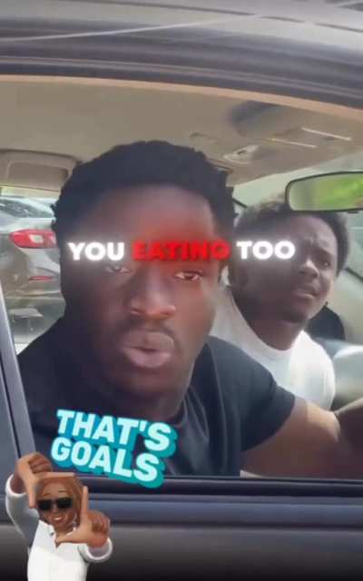 We eating = You eating