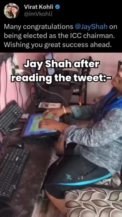 Jay Shah is literally like every fan of Virat !!