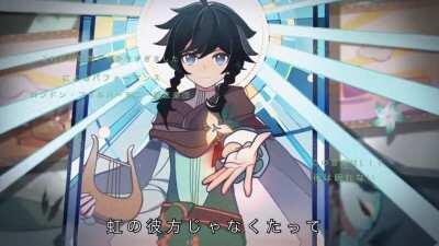 made a anime ending song dedicated to venti :)