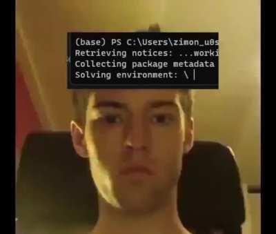 POV: You are using Anaconda