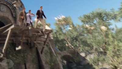 He missed the jump attack