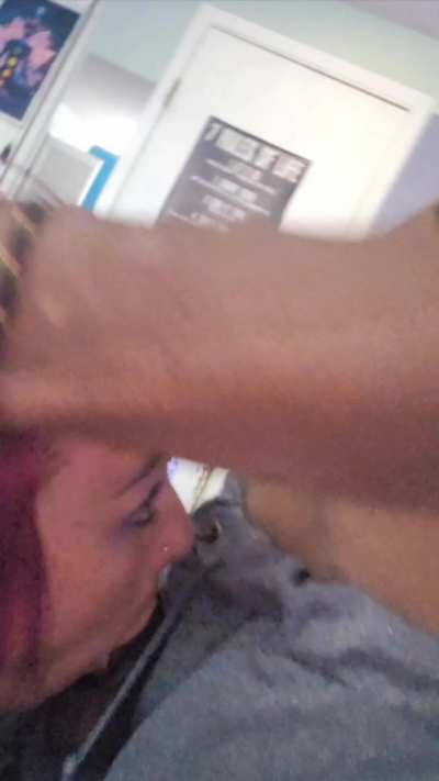 I love when he FUCKS my throat... do you😝