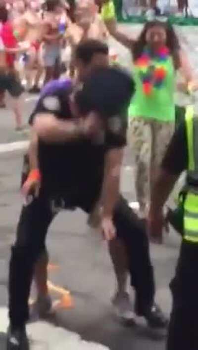 Proud Boy Confronting The Police