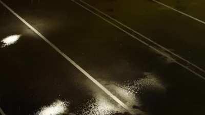 Dumbass forgot to use his headlights