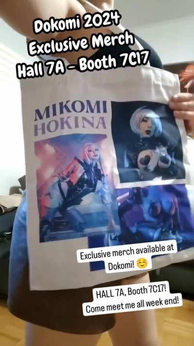 New Merch available at Dokomi this week end! ☺️