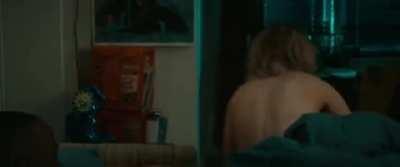 Brief but new topless scene (Woke 1x04)