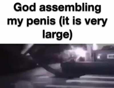 Dios creando mi tula 😎