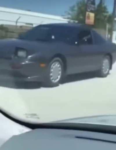 Escaping by driving backwards