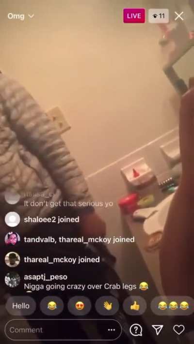 All that over some crab legs 😭🤦🏽‍♂️